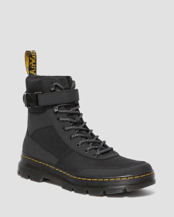 Dr Martens Combs Tech Extra Tough Poly Lifestyle Topanky Damske Čierne | 5362-WPYGI